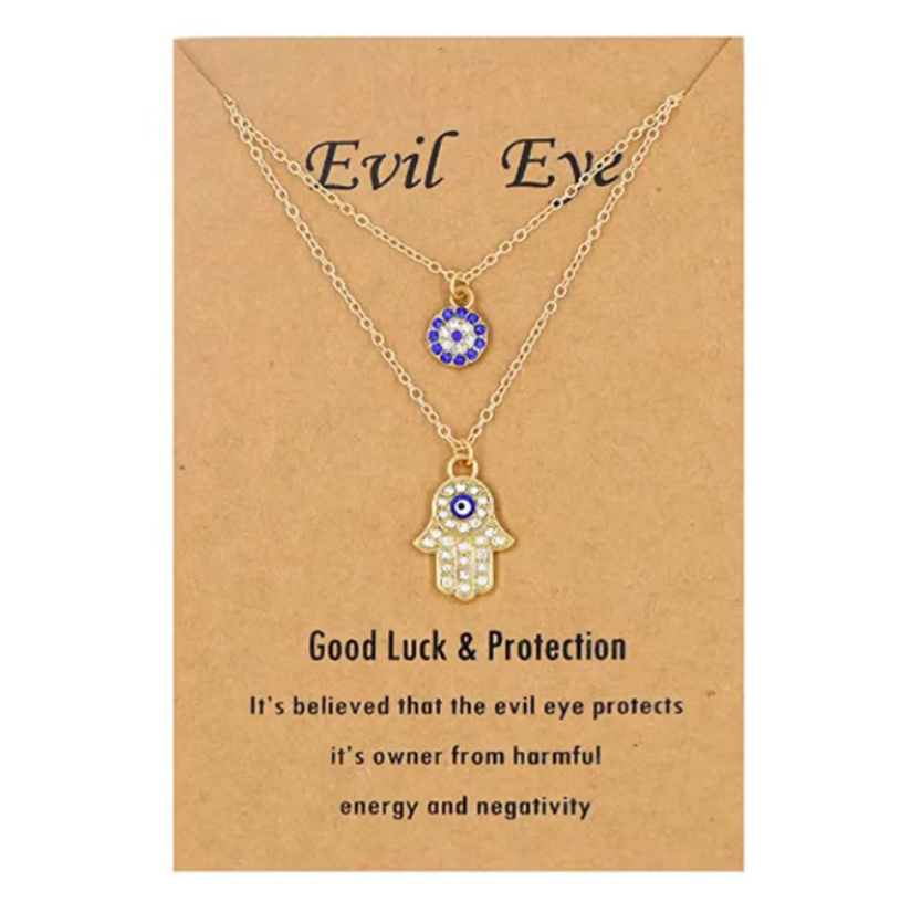 Evil Eye Necklace Stack