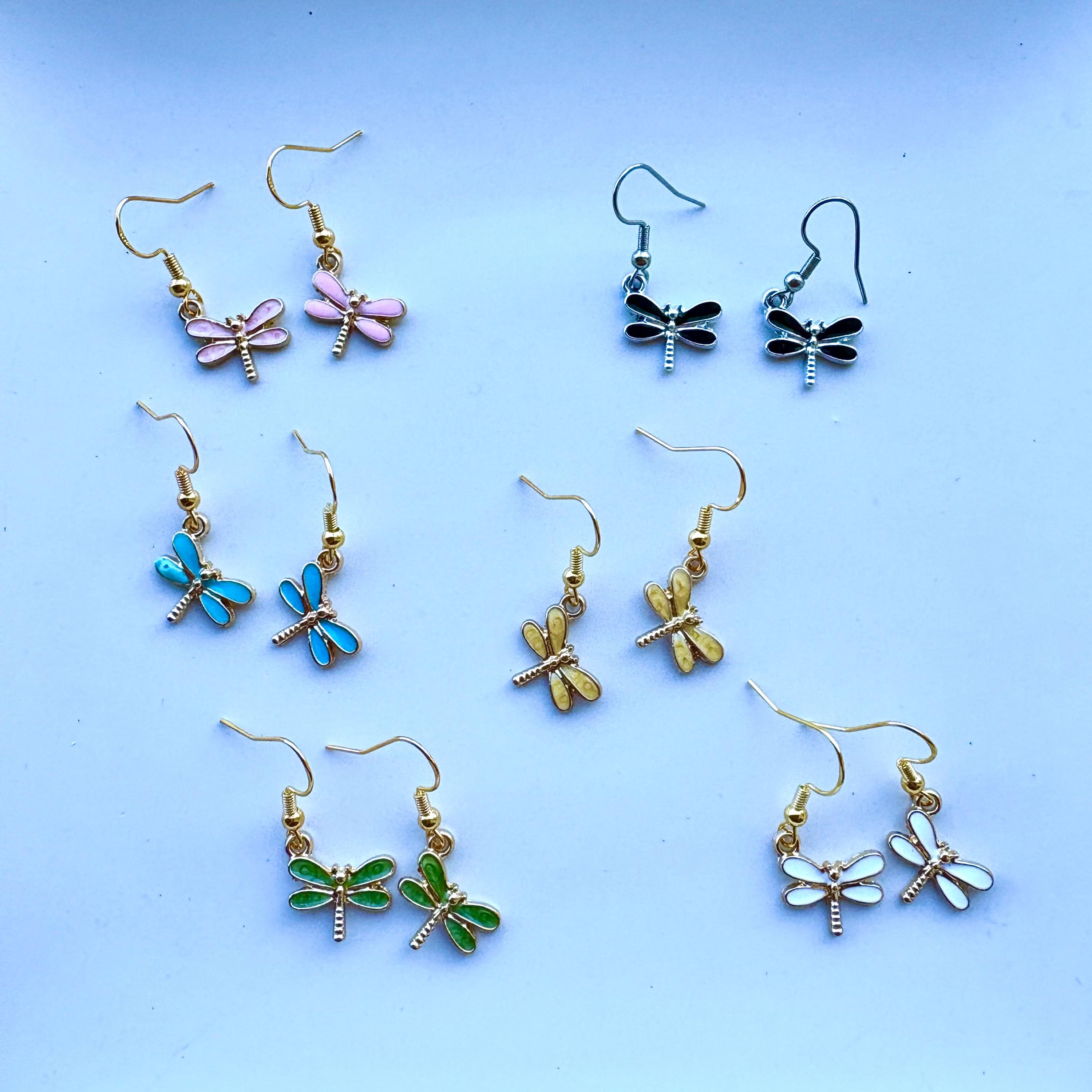 Dragonfly Dangly Earrings 