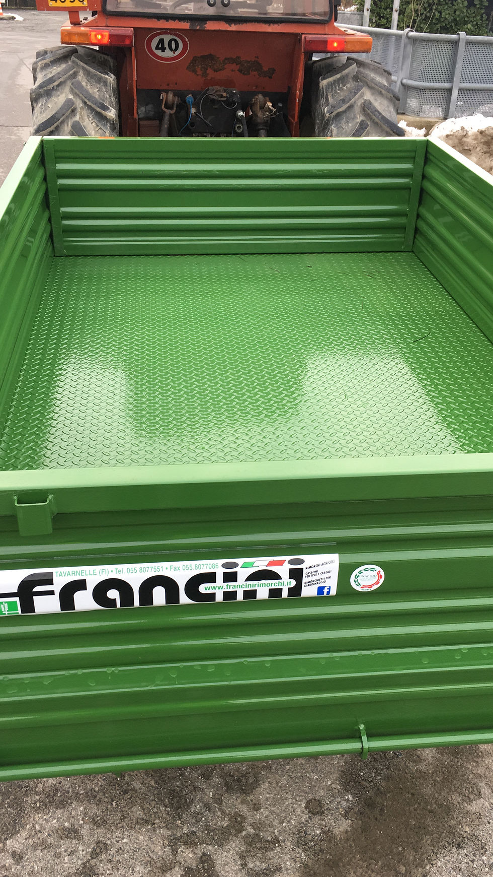 Thumbnail: NEW - Homologated Francini Agricultural Trailer