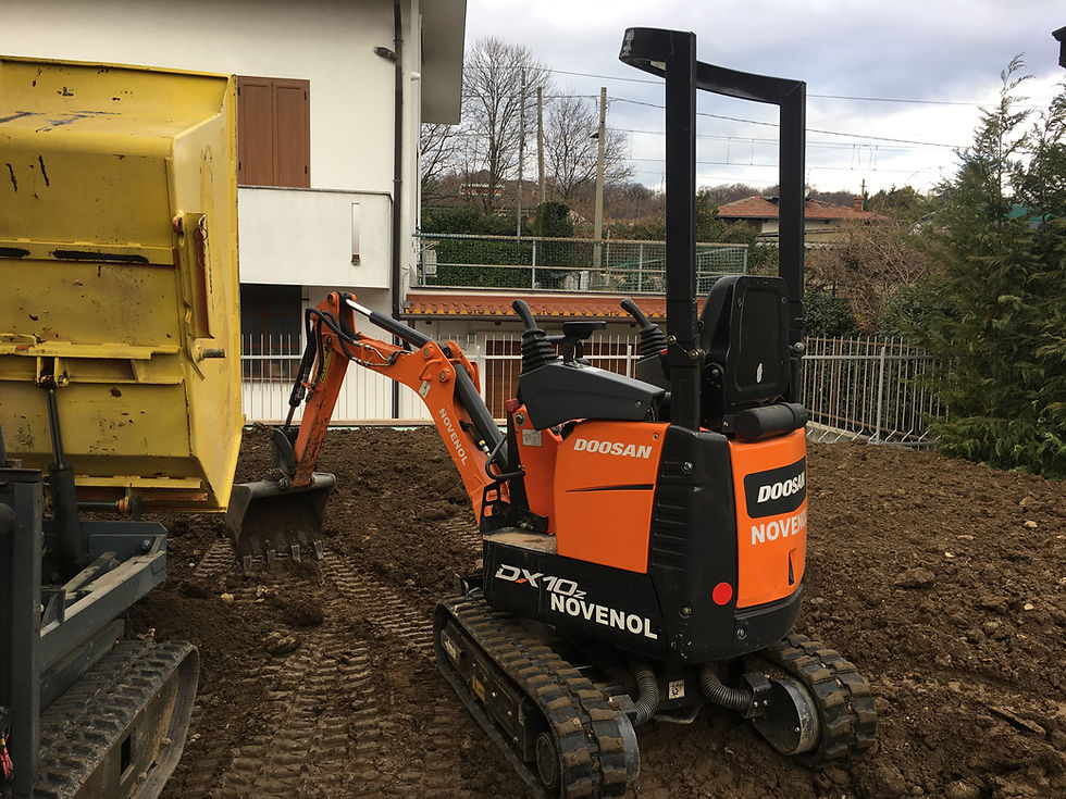 Thumbnail: NOVENOL - MICRO EXCAVATOR RENTAL 1.1 TON