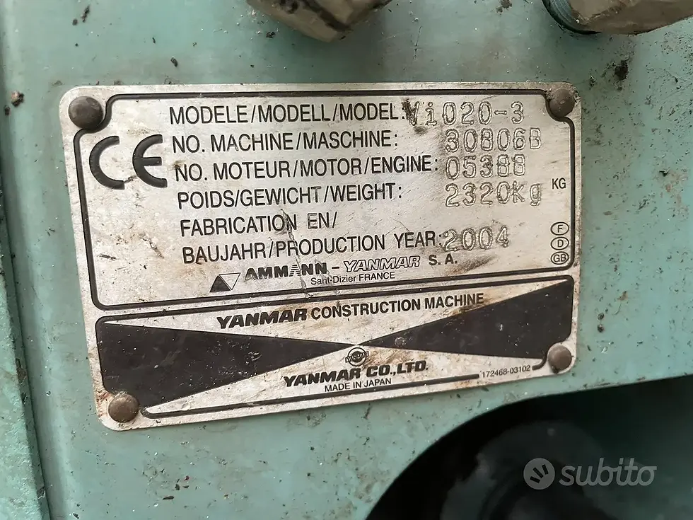 Miniatura: Escavatore Yanmar Vio 2 (VENDUTO)