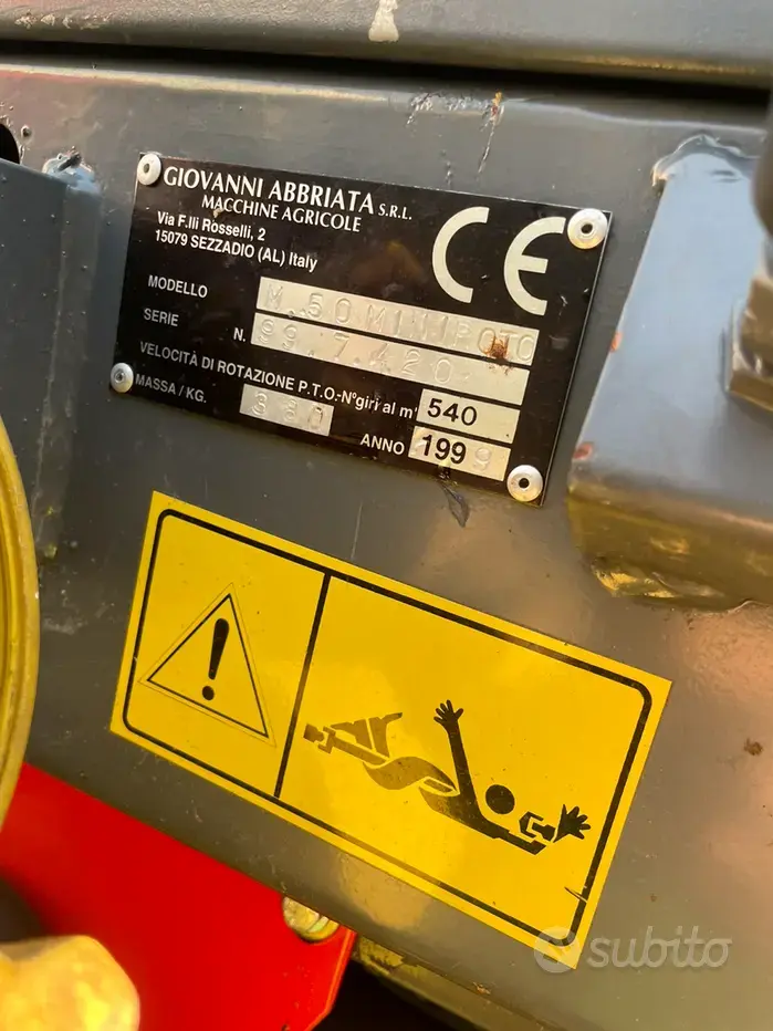 Thumbnail: MINI ROTOPRESSA ABBRIATA miniroto 50 seminuova (VENDUTO)