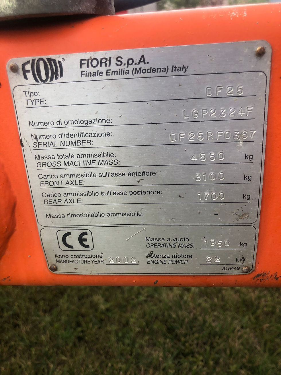Miniatura: USATO - Dumper Fiori DA25 (VENDUTO)