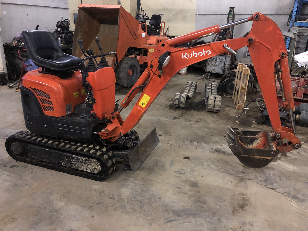 Miniatura: USATO - MICRO ESCAVATORE KUBOTA U10/3 (VENDUTO)