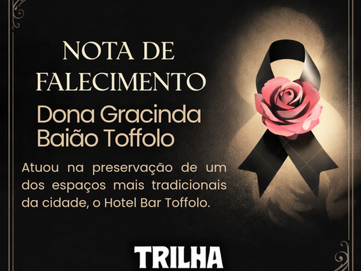 Nota de falecimento