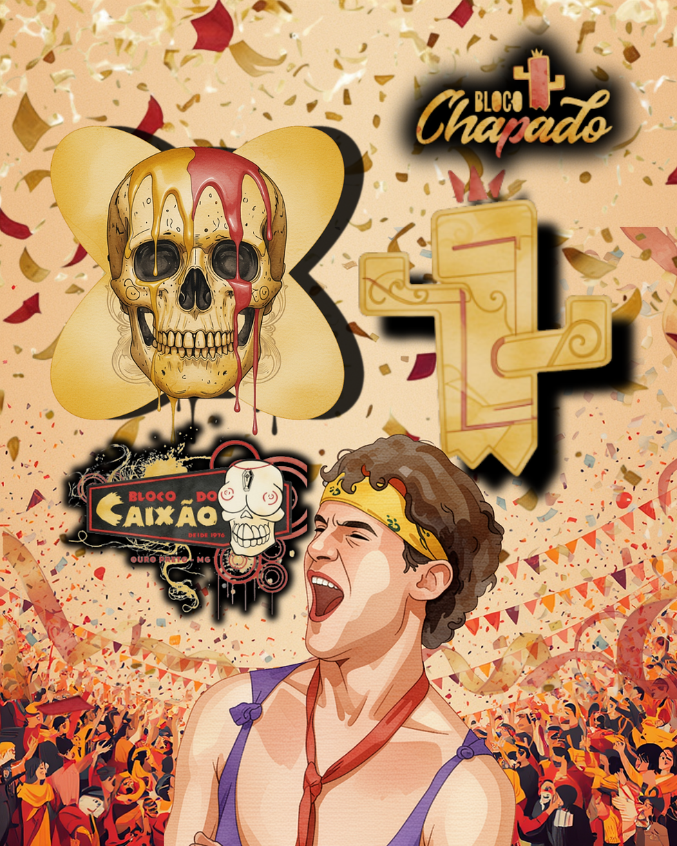 Bloco do Caixão amplia programação com shows no sábado e na terça-feira do Carnaval de Ouro Preto 2027