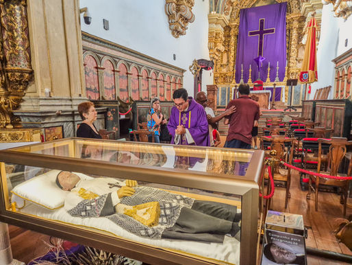 Relíquias de São Vicente de Paulo percorrem a Arquidiocese de Mariana em peregrinação de fé e devoção
