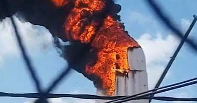 Incêndio destrói estátua de Nossa Senhora de Fátima em Natal (RN)