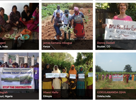 Global Women's Climate Justice Day of Action 2015