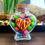 Thumbnail: Rippled Heart Glass Jar