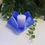 Thumbnail: Sky Blue Folded Glass Votive Holder