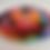 Thumbnail: Swirled Rainbow Glass Bowl