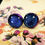 Thumbnail: Blue Purple Dichroic Glass Earrings