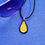 Thumbnail: Pumpkin Orange Teardrop Necklace