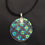Thumbnail: Clear Glass Pendant with Color Shifting Diamonds
