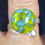 Thumbnail: Bright Sky Blue & Spring Green Glass Ring