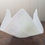 Thumbnail: White Iridescent Folded Glass Candle Holder