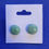 Thumbnail: Speckled Jade Colored Glass Earrings