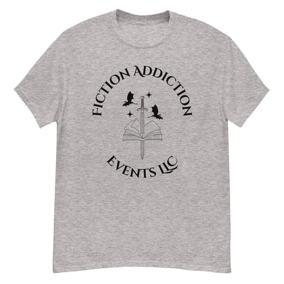 Thumbnail: Unisex classic tee Fiction Addiction Events