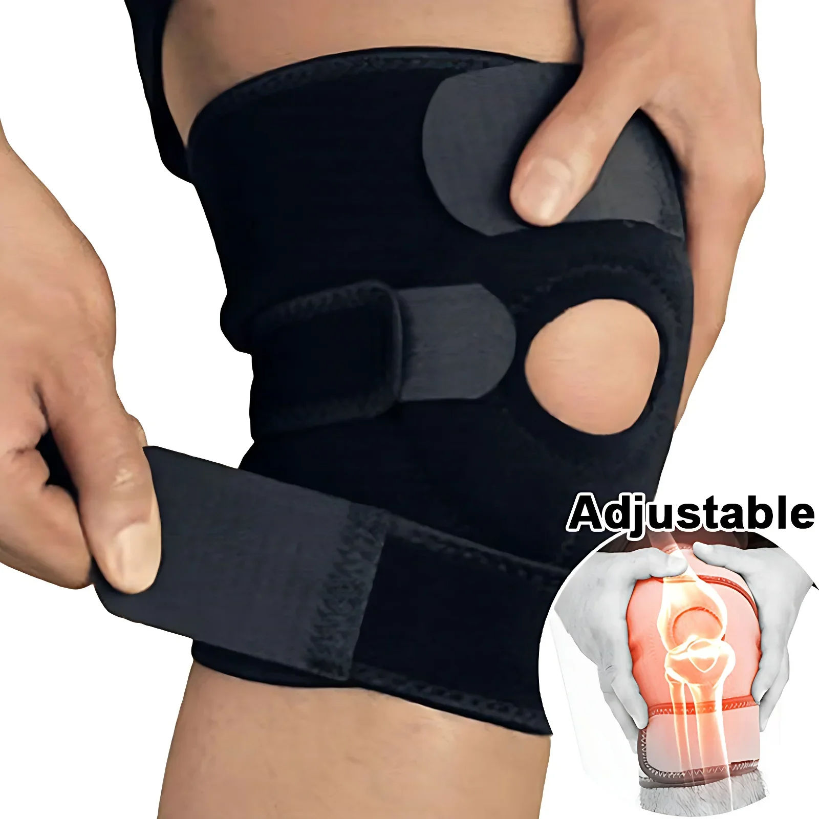 Sports Knee Pads, Outdoor Hiking, Basketball, Cycling, Knee Pads, Running, Stren