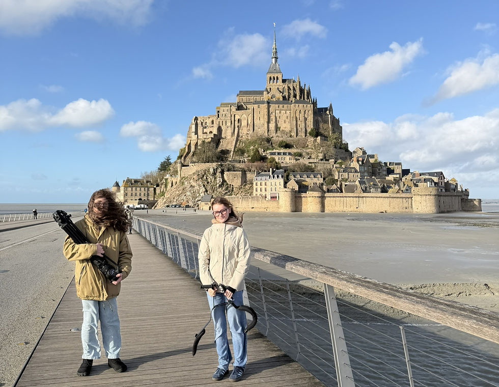 Vue du Mont-Saint-Michel dans la Manche