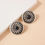 Thumbnail: WESTERN ROUND STONE STUD EARRINGS