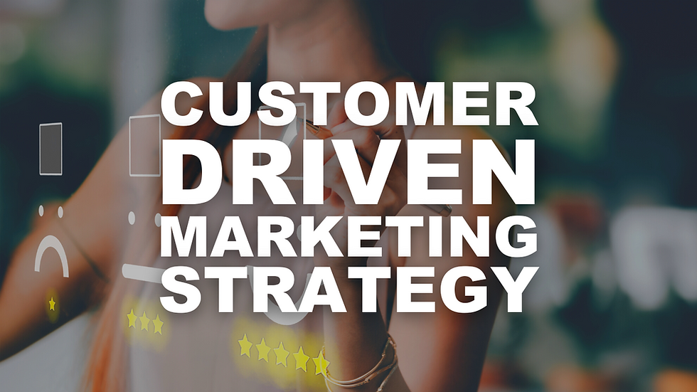 customer driven marketing strategy high beam marketing