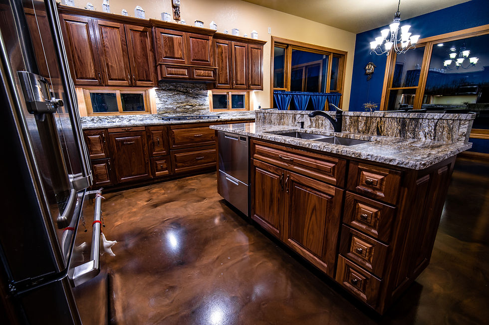 custom wood interiors kitchen