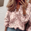 Thumbnail: Women Spring autumn New Shirt Solid blouse Fashion Ruffle V Neck Summer Long