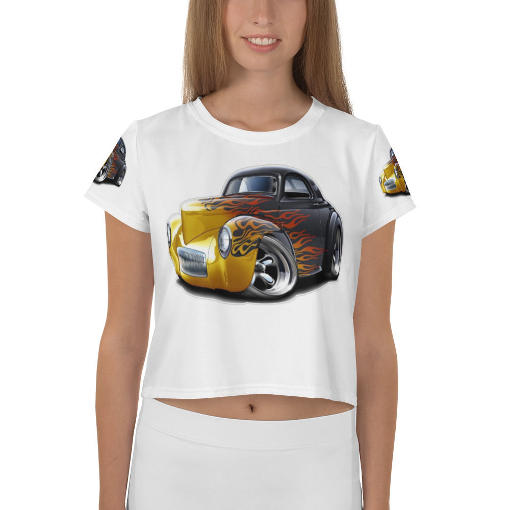 All-Over Print Crop Tee