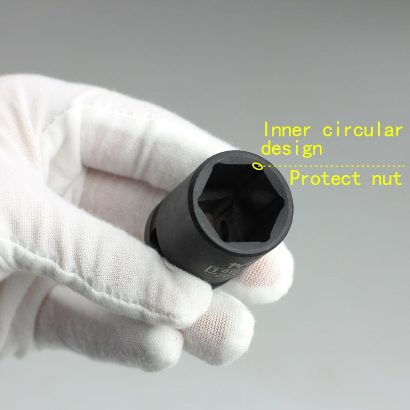 Miniaturbild: 1/2" Short Impact Socket Adopter Air Sockets 6 Point 10 12 13 14 16 17 18 19 21 