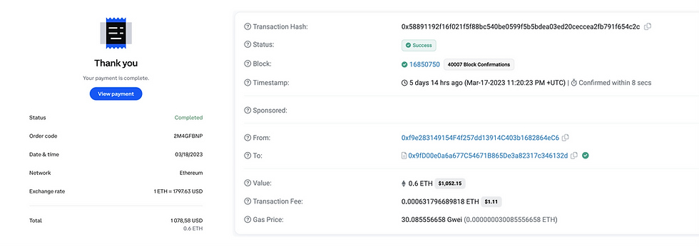 03/18/2023 - 1 078,58 USD