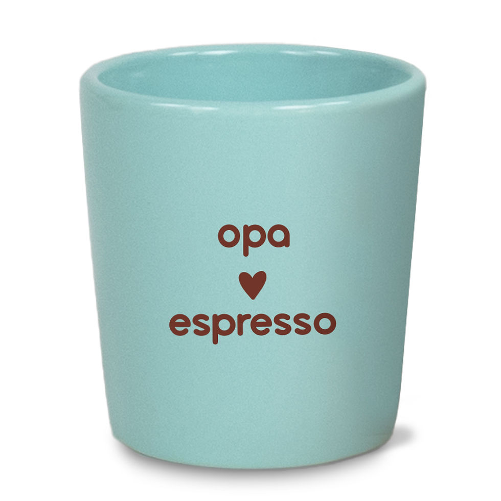 Miniature : Espresso kopje blauw