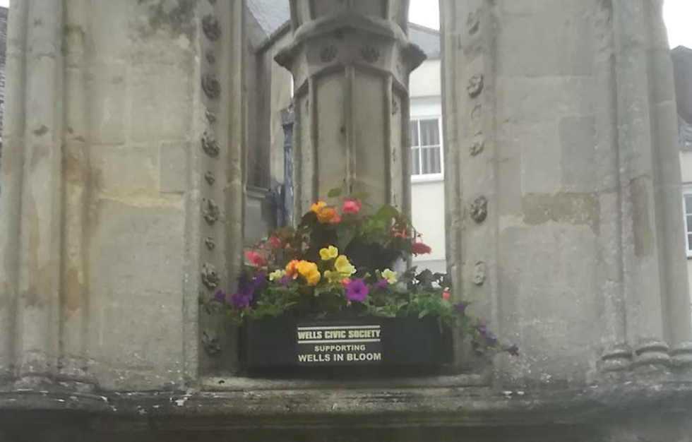 Wells Civic Society supports Wells in Bloom
