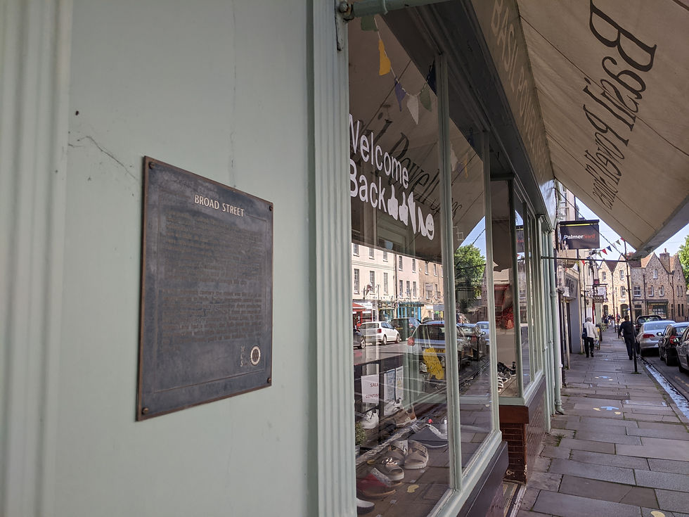 The Architectural Plaque for Broad Street, Wells