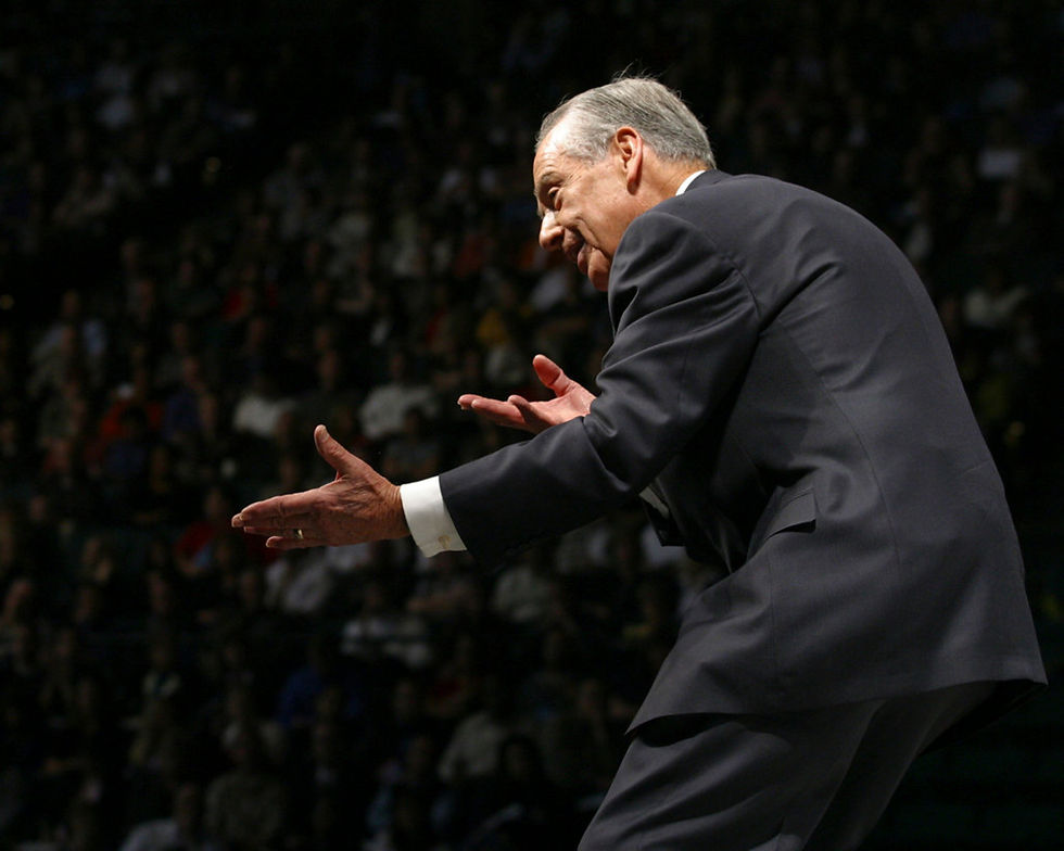 Zig Ziglar on stage. Photo courtesy of Ziglar, Inc.