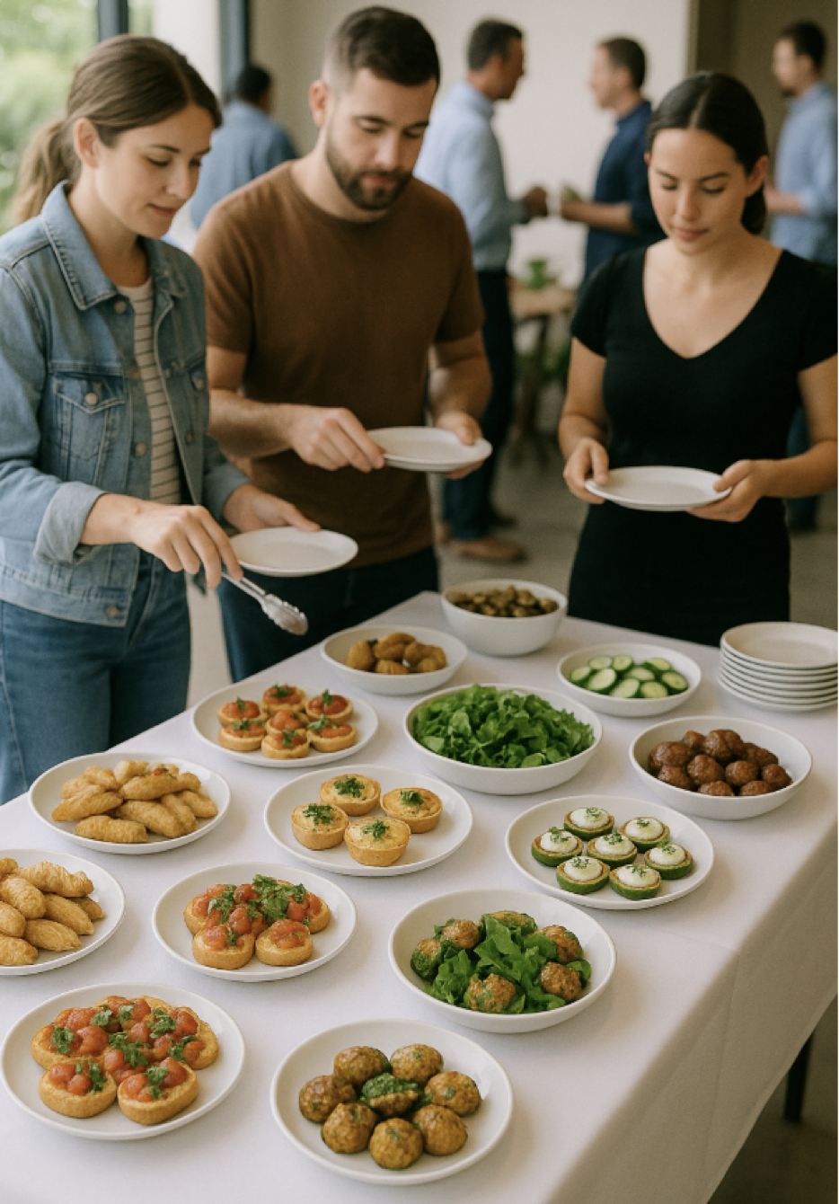Arranged Food and Objects