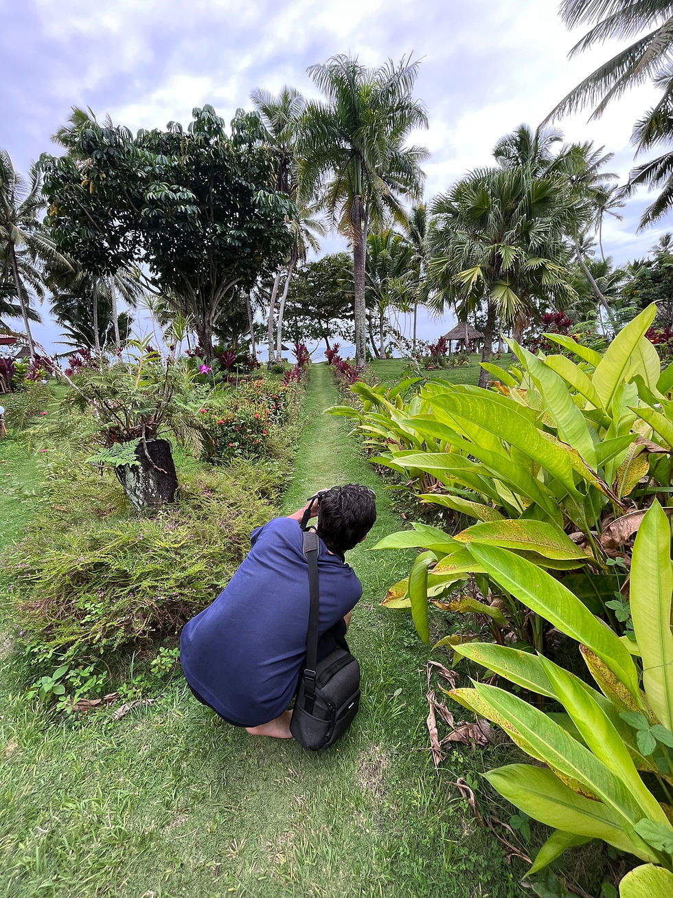 Taking photos on Kadavu Island