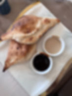 Bread with date syrup and tahini
