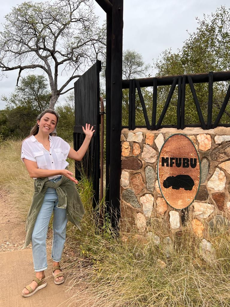 The entrance to Mfubu Lodge in Grietjie Nature Reserve