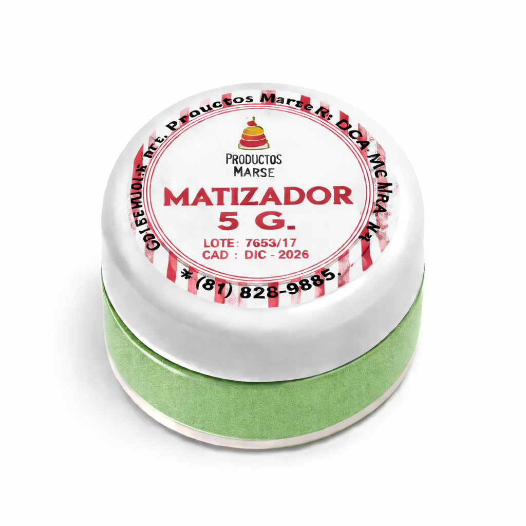 Matizador Mate - Verde Limón - 1pza 5gr
