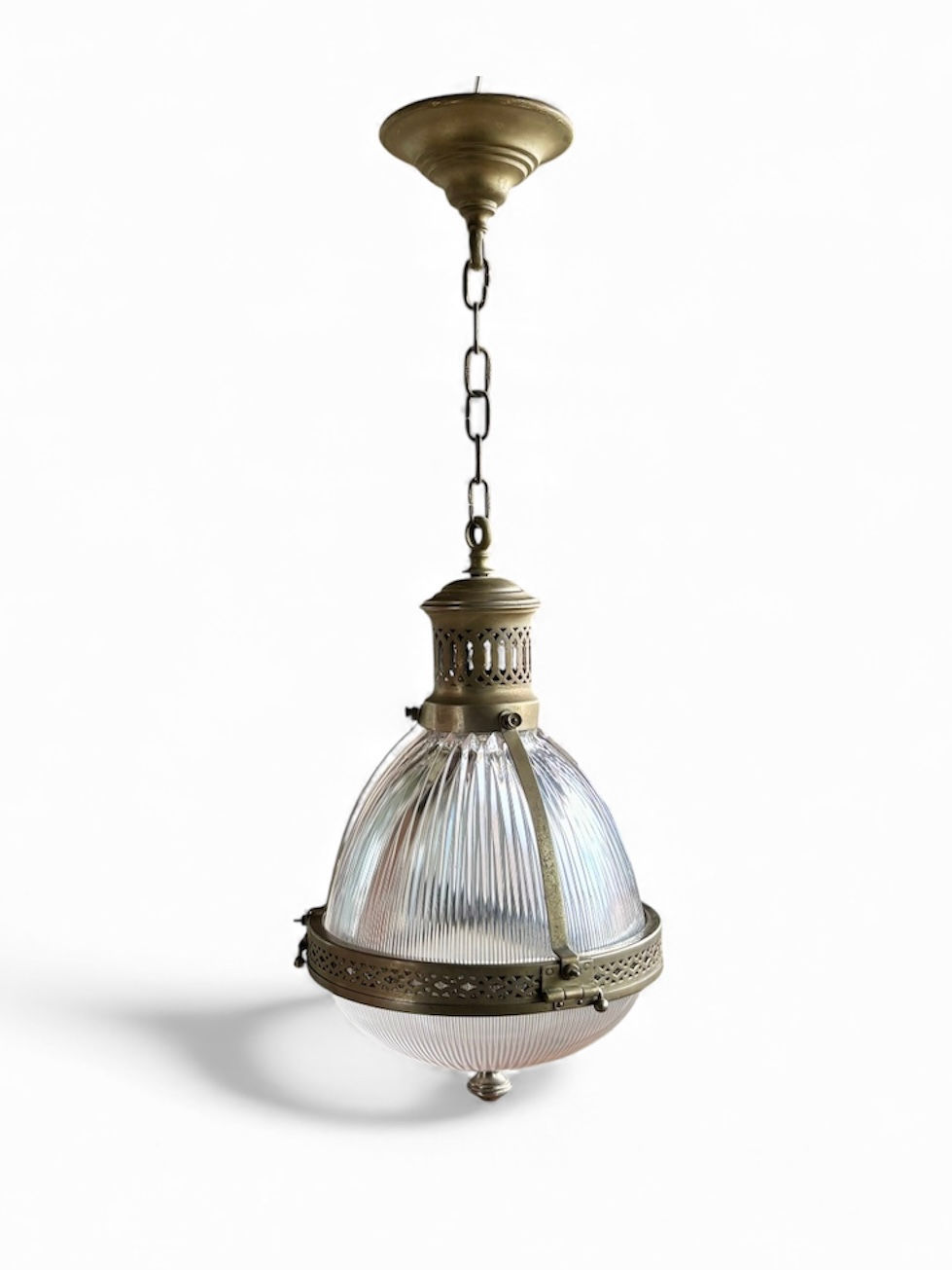 Lámpara Holophane Circa 1.920.