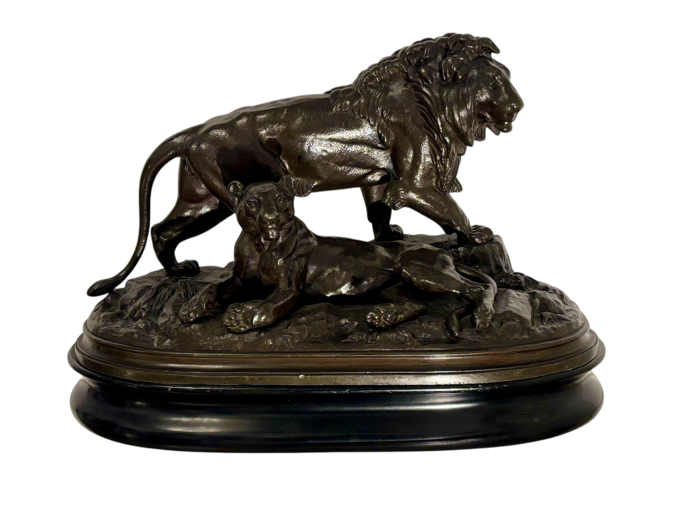 Escultura naturalista Circa 1.900.