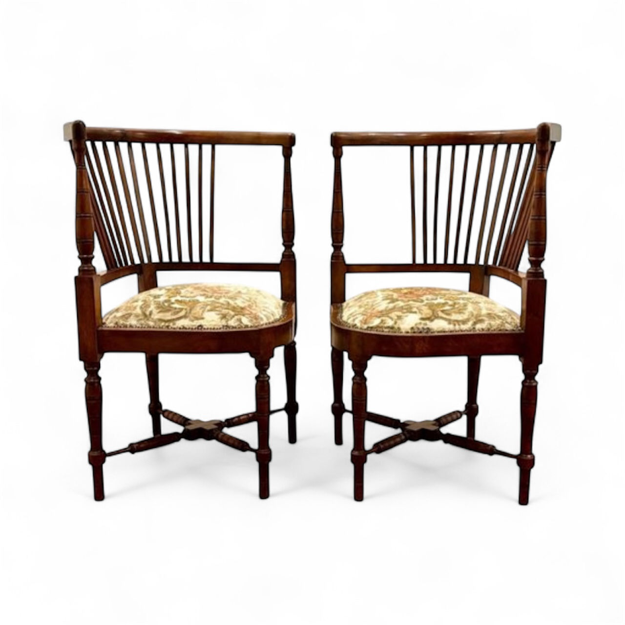 Sillas esquineras victorianas Circa 1.880.