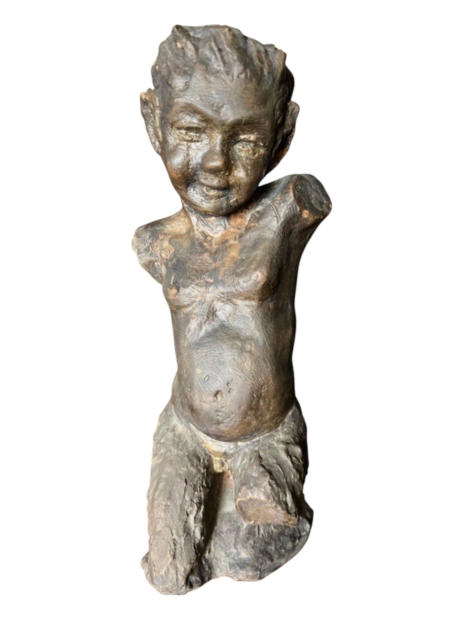 Escultura italiana de Fauno Circa 1.920.