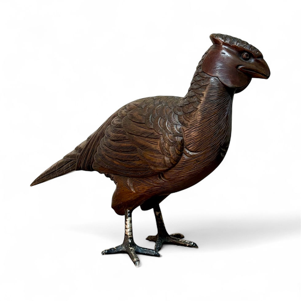 Figura de Faisán Circa 1.900.