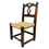 Miniatura: Silla rústica española Circa 1.750.