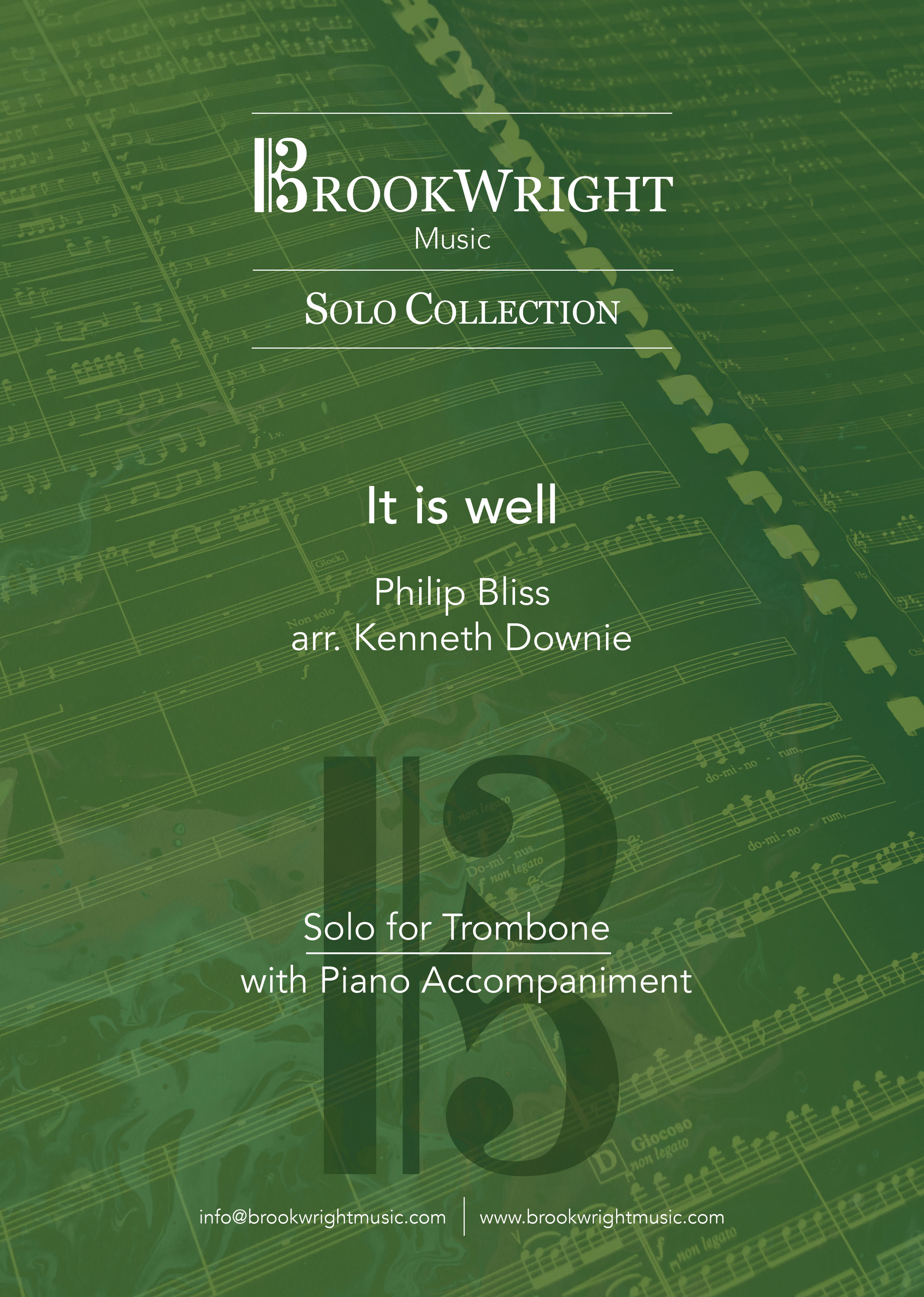 It is well - Trombone Solo with Piano (Philip Bliss arr. Kenneth Downie)