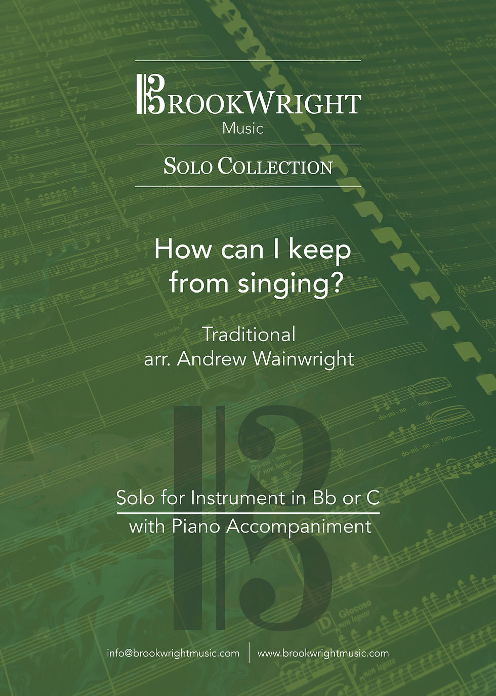 How can I keep from singing? - Cornet Solo (Trad. arr. Andrew Wainwright)