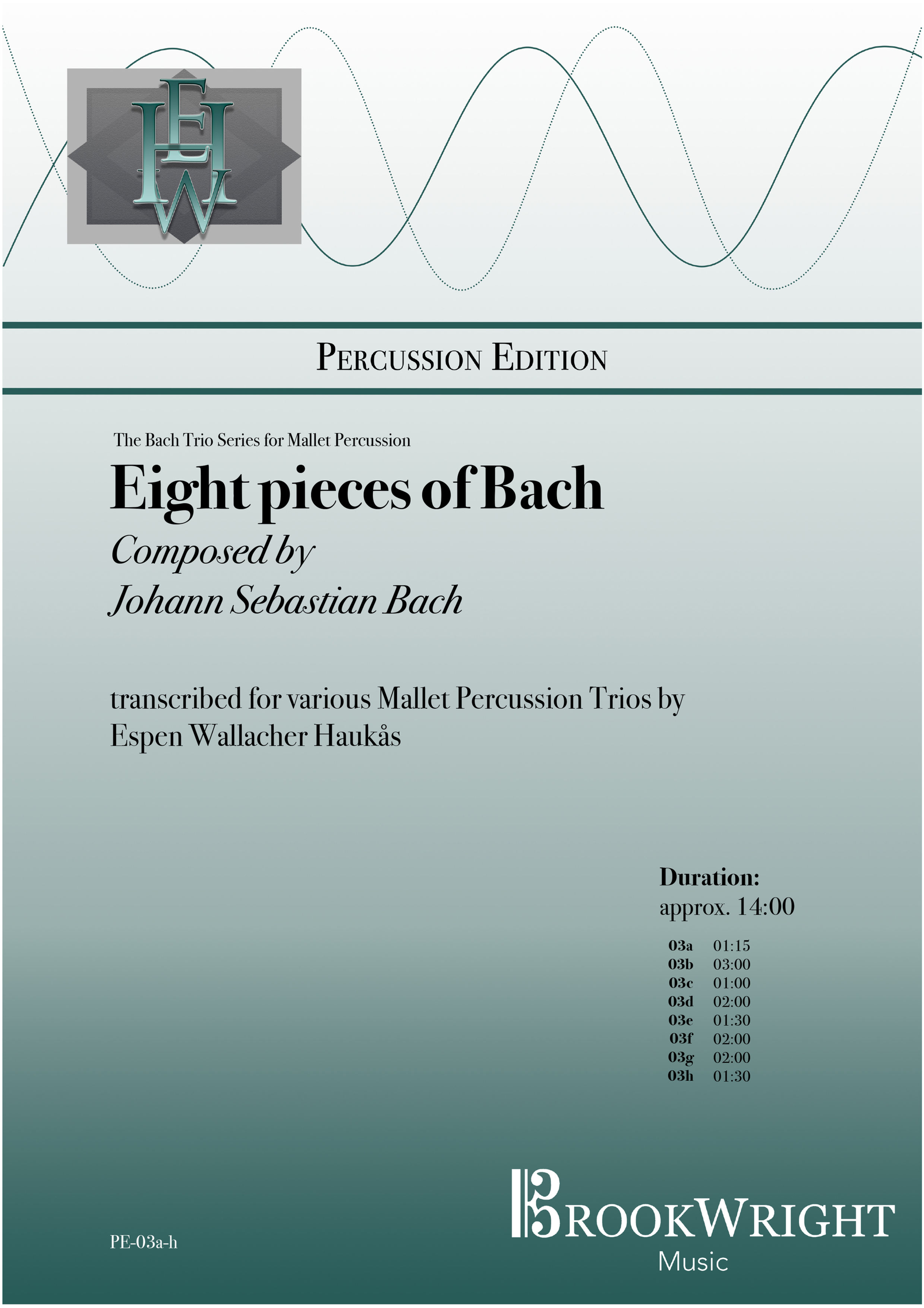 Eight Pieces of Bach (Mallet Percussion Trios) trs. Espen Haukås